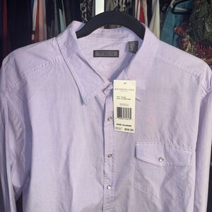 Kenneth Cole Select Men’s Lavender Shirt X-Large NWT